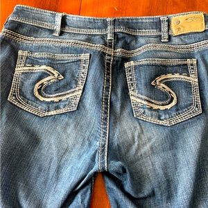 Women’s silver jeans